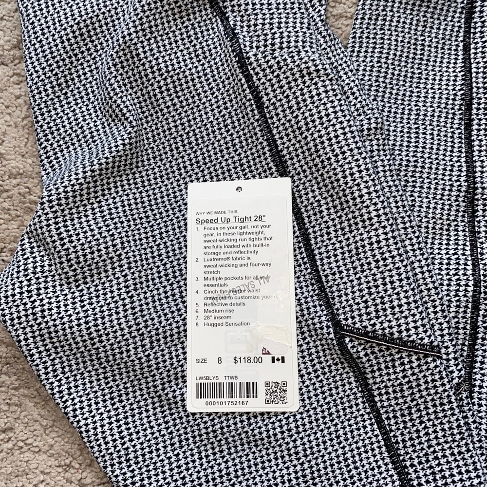 Lululemon Speed up tight 28” TTWB